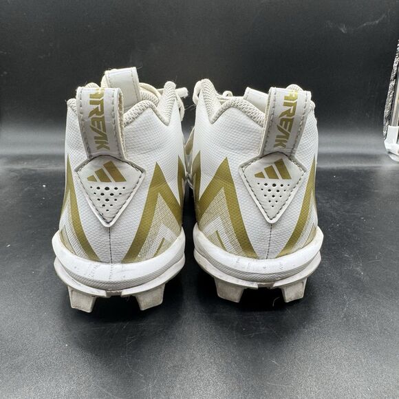 adidas White and Gold Athletic Shoes - Picture 4 of 7